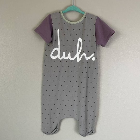 Rags Duh Polkadot Shorts Romper - Picture 1 of 5